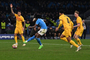 Champions League, Napoli-Barcellona 1-1