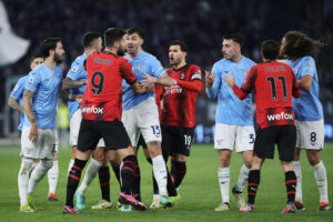 Serie A: la Lazio in 8 va ko all’Olimpico, il Milan vince 1-0