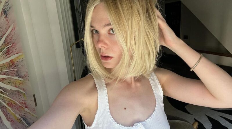 Elle Fanning ha appena debuttato con un long bob