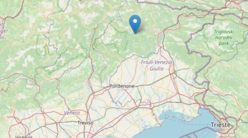 Terremoto in Friuli Venezia Giulia: scossa di magnitudo 4.5, epicentro a Socchieve in provincia di Udine