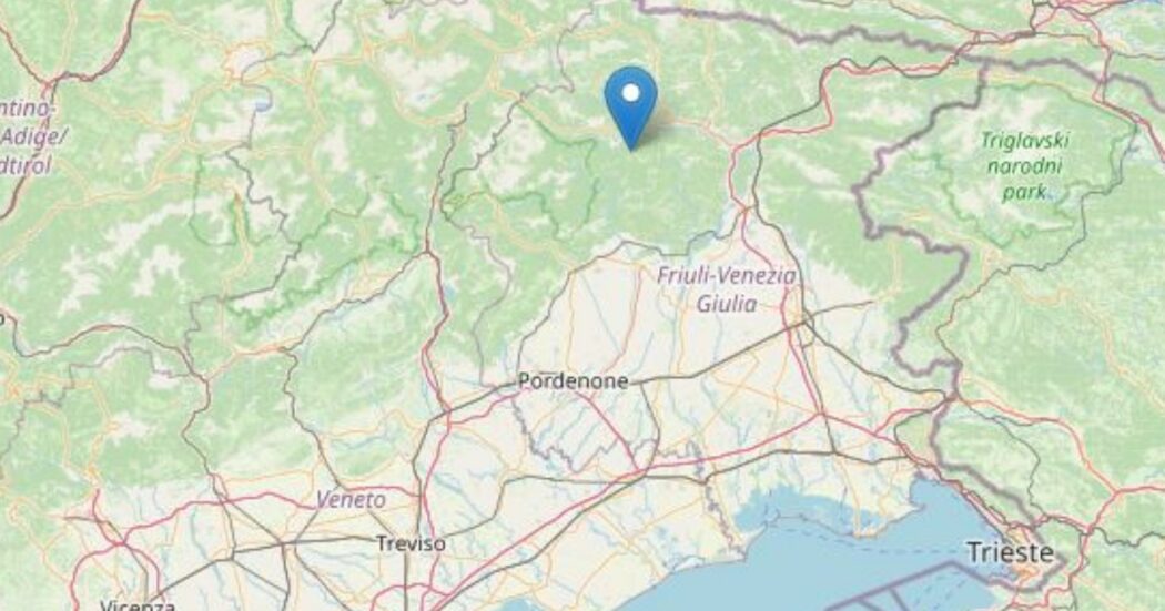 Terremoto in Friuli Venezia Giulia: scossa di magnitudo 4.5, epicentro a Socchieve in provincia di Udine