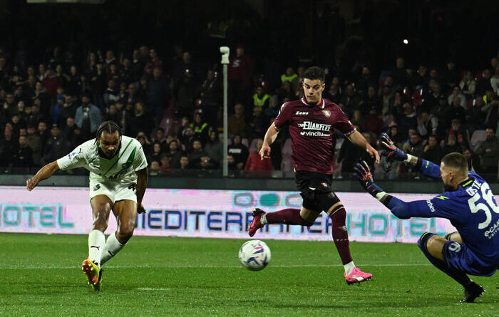 Serie A: orgoglio Salernitana, pari di rimonta col Sassuolo