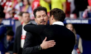 Atletico Madrid, Simeone: ‘Noi come l’Inter? Loro hanno avuto occasioni qua, ma non le hanno sfruttate”.
