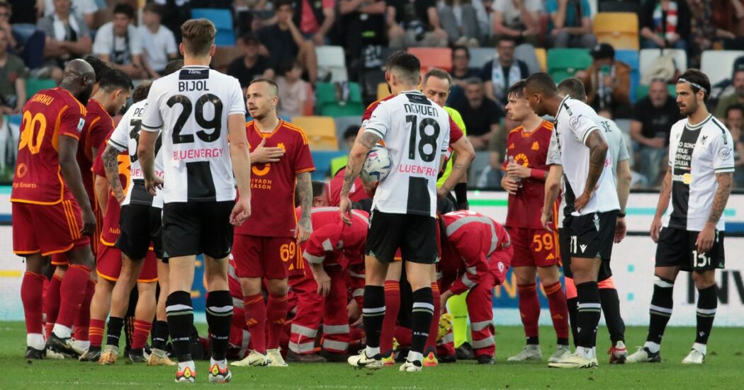 Udinese-Roma, bocciata la richiesta giallorossa: gli ultimi 18 minuti si giocano giovedì 25 aprile