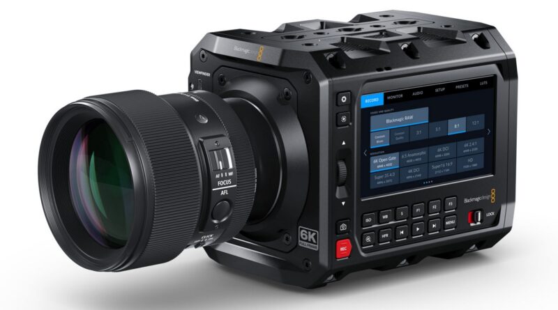Blackmagic PYXIS 6K per riprendere filmati di alta qualità fino a 6K