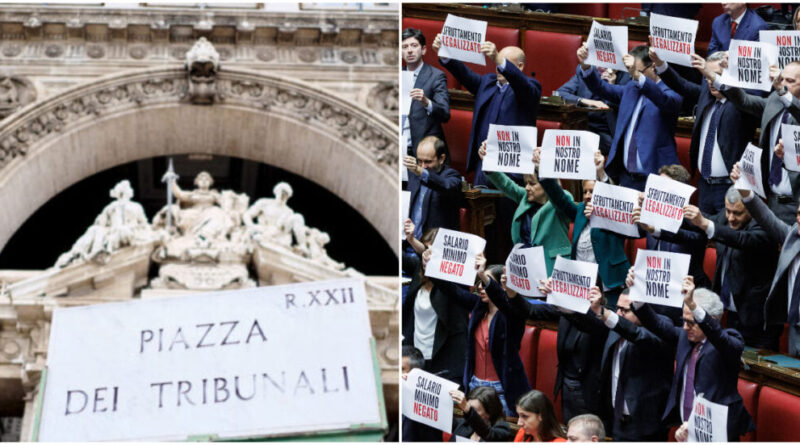 Salario minimo, Pd, M5s e Avs depositano le firme per la legge d’iniziativa popolare: “La destra ha preso in giro i lavoratori poveri”