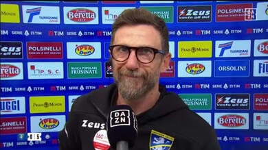 Di Francesco: “Inter? Qui a Frosinone partita diversa dal Sassuolo…”