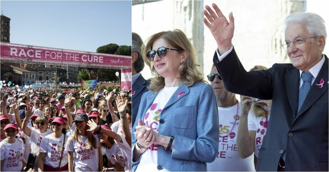 Race for the Cure, a Roma oltre 150mila persone per la diagnosi precoce dei tumori al seno. Mattarella: “Grazie”