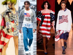 La moda della bandiera americana in passerella, vista dagli stilisti