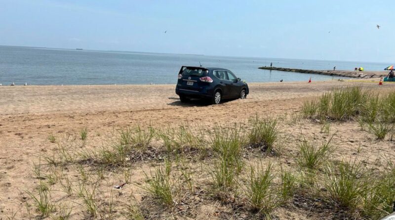 Padre che “tenta di annegare i figli” in spiaggia arrestato dopo che la polizia ha sentito “urlare