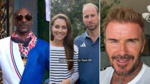 Il Principe e la Principessa del Galles inviano un messaggio al Team GB, insieme a Snoop Dogg e David Beckham