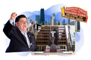 La strategia di J.B. Pritzker per il DNC: Arte, alcol, miliardari e l’orso