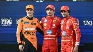 F1 Gp Baku, la diretta delle qualifiche: la Ferrari di Leclerc in pole davanti a Piastri, Sainz terzo