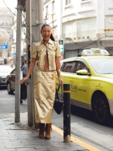 Le migliori foto di street style dalle sfilate della primavera 2025 a Shanghai