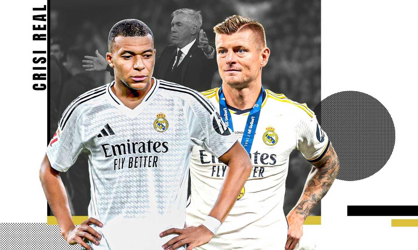 Real Madrid in crisi totale: Mbappé mal sopportato, gli esclusi delusi e quanto manca Kroos, l’equilibratore