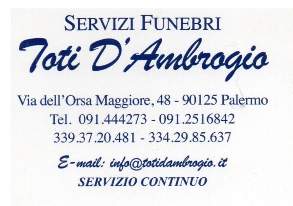 D'Ambrogio Toti - Servizi Funebri