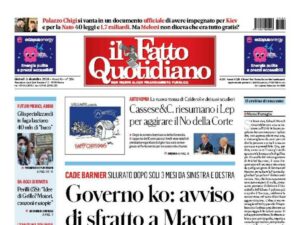 Ma il cortocircuito ha fatto andare in tilt i giornali