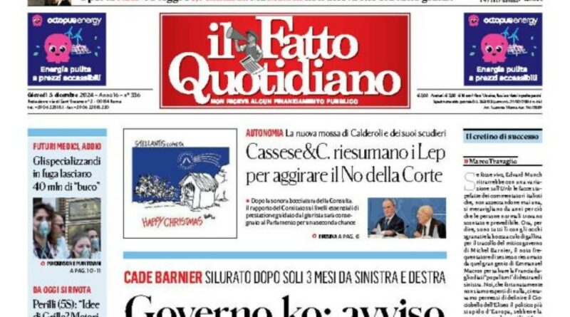 Ma il cortocircuito ha fatto andare in tilt i giornali