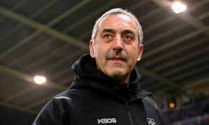 Lecce, Giampaolo incorona Krstovic: “Sa fare tutto, diventerà ancora più forte”