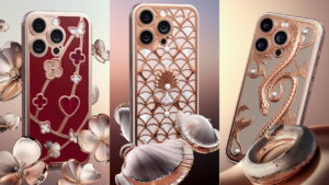 iPhone 16 Pro in oro rosa, perle e diamanti. Ecco la nuova collezione di Caviar per San Valentino