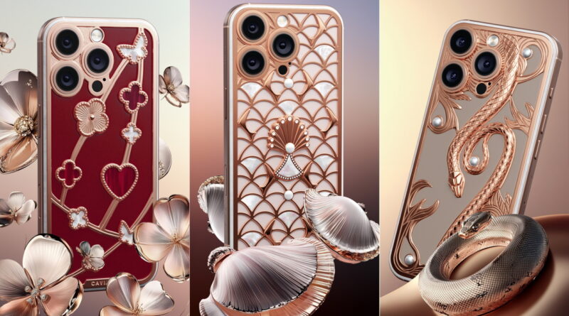 iPhone 16 Pro in oro rosa, perle e diamanti. Ecco la nuova collezione di Caviar per San Valentino