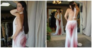“È un modo chic per distinguersi durante il ciclo”: bufera sul costoso abito dell’influencer Cartia Mallan
