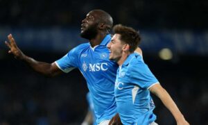 Napoli-Milan 2-0 al 45′: decidono Politano e Lukaku