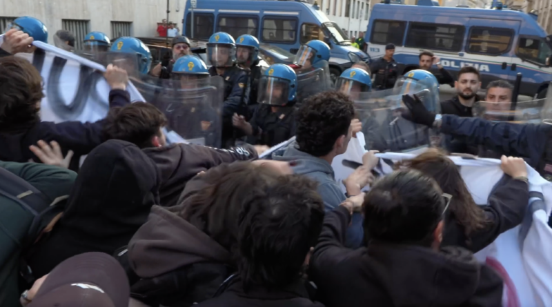 Tensione e cariche a Milano al corteo contro il decreto sicurezza e pro Palestina: le immagini