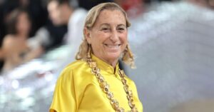 Miuccia Prada tra le 100 personalità più influenti del 2025 secondo il Time