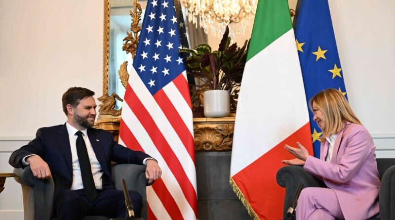 Vance: ‘Con Meloni negoziato commerciale anche con Ue’