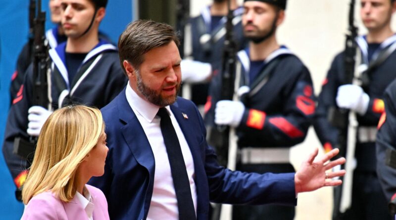 Vance a Roma: “Dialogo con l’Ue sui dazi”. Meloni sente al telefono von der Leyen