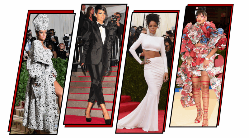 Tutti i look di Rihanna al Met Gala dal 2007 a oggi