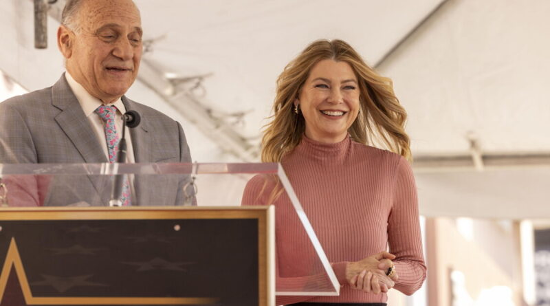 Ellen Pompeo ha la sua stella sulla Walk of Fame