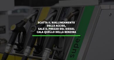 Riallineamento delle accise: sale il diesel, cala la benzina