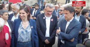 Referendum, i comitati per il Sì in piazza a Roma. Conte: “Chi vuole più tutele nel lavoro deve votare”. Schlein: “Il quorum è possibile”