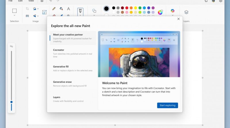 Paint, Blocco note e Strumento di cattura si evolvono: ecco le novità AI su Windows 11