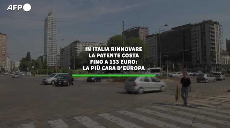 In Italia rinnovare la patente costa fino a 133 euro: la piu’ cara d’Europa
