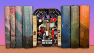 Il fermalibro LEGO Harry Potter con il binario 9¾ è il regalo perfetto per i fan dei romanzi