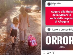 Il post della vergogna contro la figlia di Giorgia Meloni