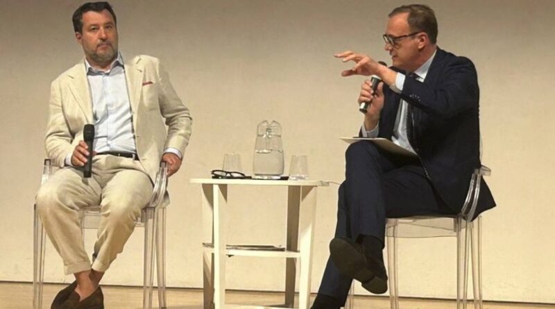 Salvini: “Ponte opera più grande dell’Occidente”. Poi l’attacco alla Cgil