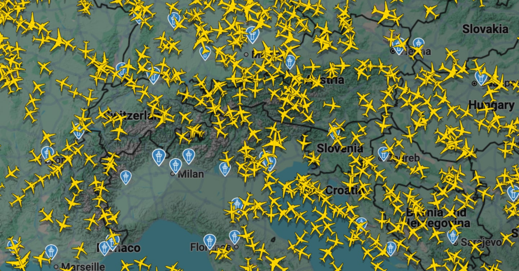 Caos aereo: i radar mandano in tilt gli aeroporti italiani del Nord Ovest