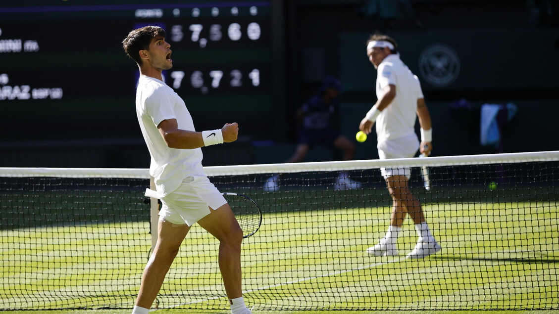 Wimbledon: Fognini sfiora l’impresa contro Alcaraz, ko anche Berrettini