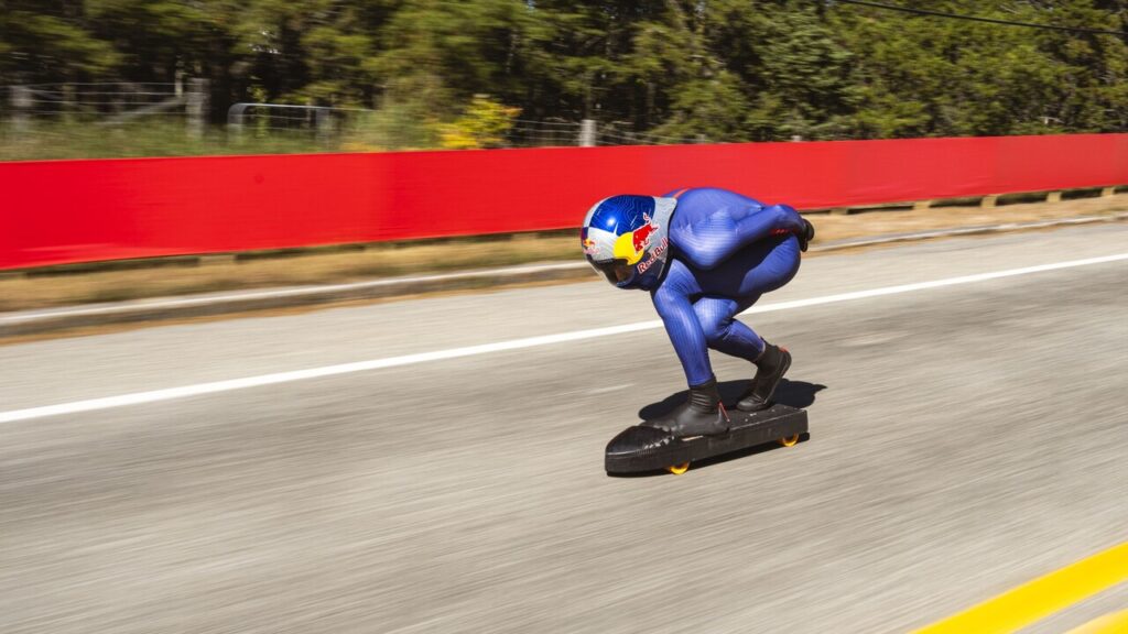 Diego Poncelet è lo skateboarder più veloce della storia