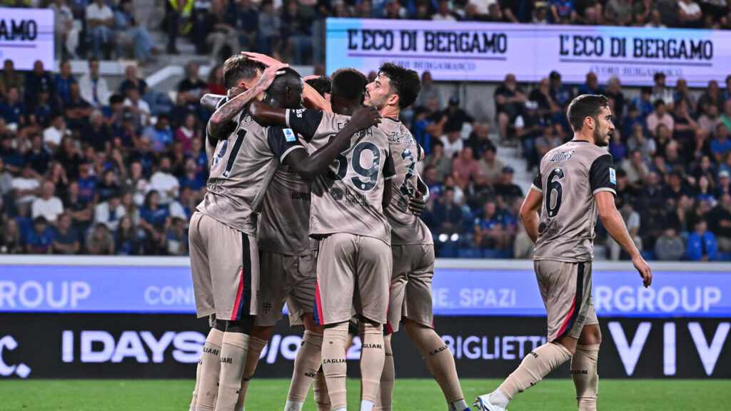 Serie A: il Cagliari conquista una vittoria a Bergamo contro l’Atalanta, l’ex Maldini segna il gol decisivo su rigore